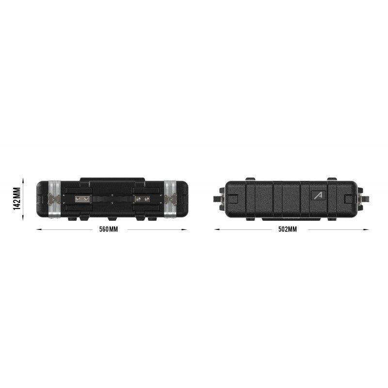 Audibax FA51-2U - Estuche Rack Flightcase 19" de Polietileno (PE) - Tempo Shop