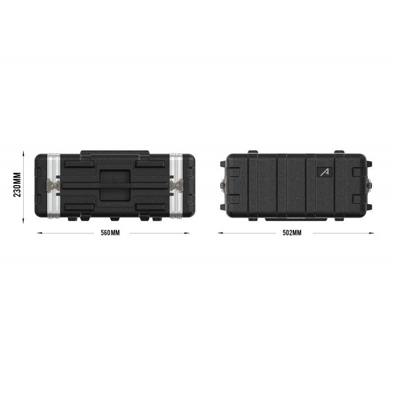 Audibax FA51-4U - Estuche Rack 19" de 4 Unidades en Polietileno (PE) - Tempo Shop
