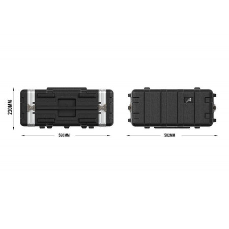 Audibax FA51-4U - Estuche Rack 19" de 4 Unidades en Polietileno (PE) - Tempo Shop