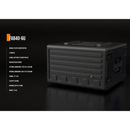 Audibax FAB40-6U - Flightcase Rack de 19" en PE con Protección Avanzada - Tempo Shop