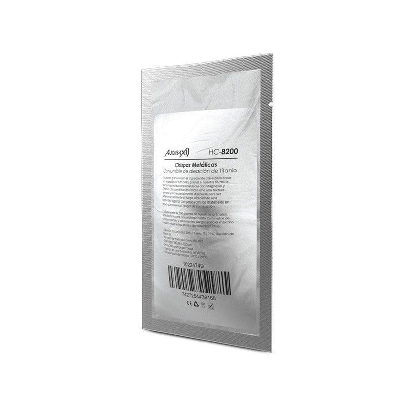 Audibax HC - 8200 - 200g Consumible para Máquinas de Fuego Frio - Chispas - Tempo Shop