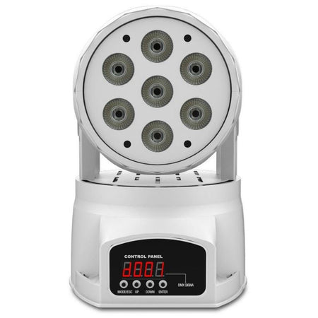 Audibax Iowa 70 White - Cabeza Móvil Disco Wash 70W LED 4 en 1 RGBW - Tempo Shop