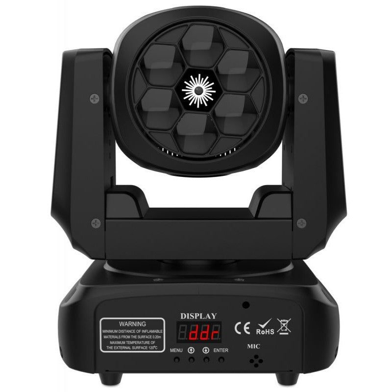 Audibax Iowa 90 Laser - Cabeza Móvil Wash 90WRGBW 4 en 1 + Láser Verde 500 mW - Tempo Shop