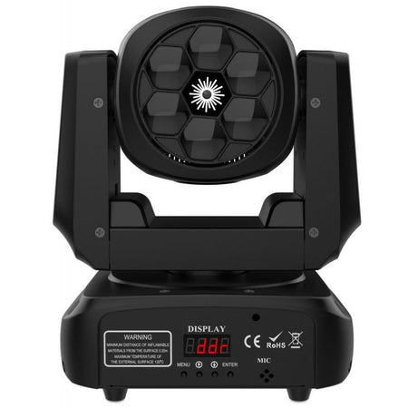 Audibax Iowa 90 Laser - Cabeza Móvil Wash 90WRGBW 4 en 1 + Láser Verde 500 mW - Tempo Shop