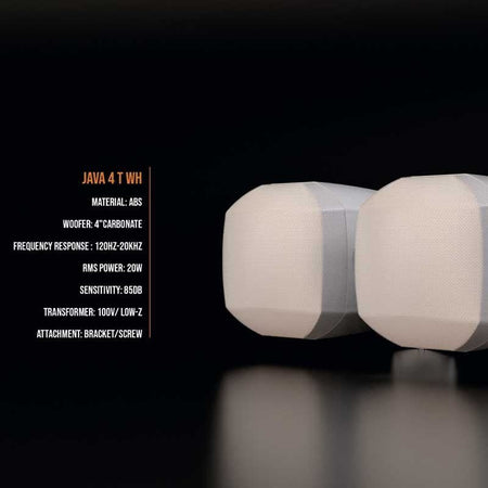Audibax Java 4 TW - Altavoces Pasivos de Montaje en Pared (Pareja) - Tempo Shop
