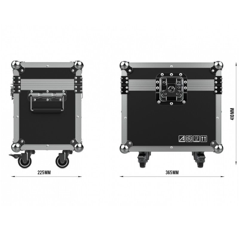 Audibax Kit 2 Boston 30 Ring + Flightcase - Cabezas Móviles Spot 30w Anillo LED + Flightcase - Tempo Shop