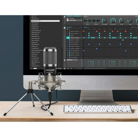 Audibax London 800 USB Silver - Pack Micrófono USB Pack para Podcast / Grabación / Gamers - Tempo Shop