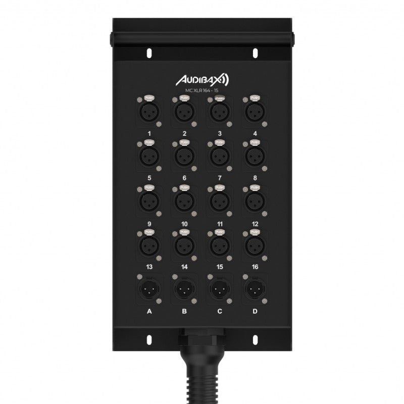 Audibax MC XLR 164 15 Stage Box 15M - Cajetin de escenario de 15m - Tempo Shop