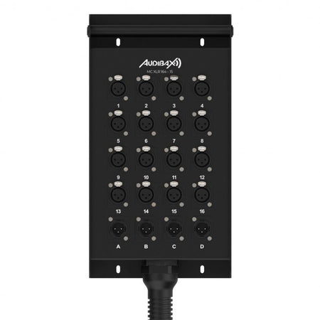 Audibax MC XLR 164 15 Stage Box 15M - Cajetin de escenario de 15m - Tempo Shop
