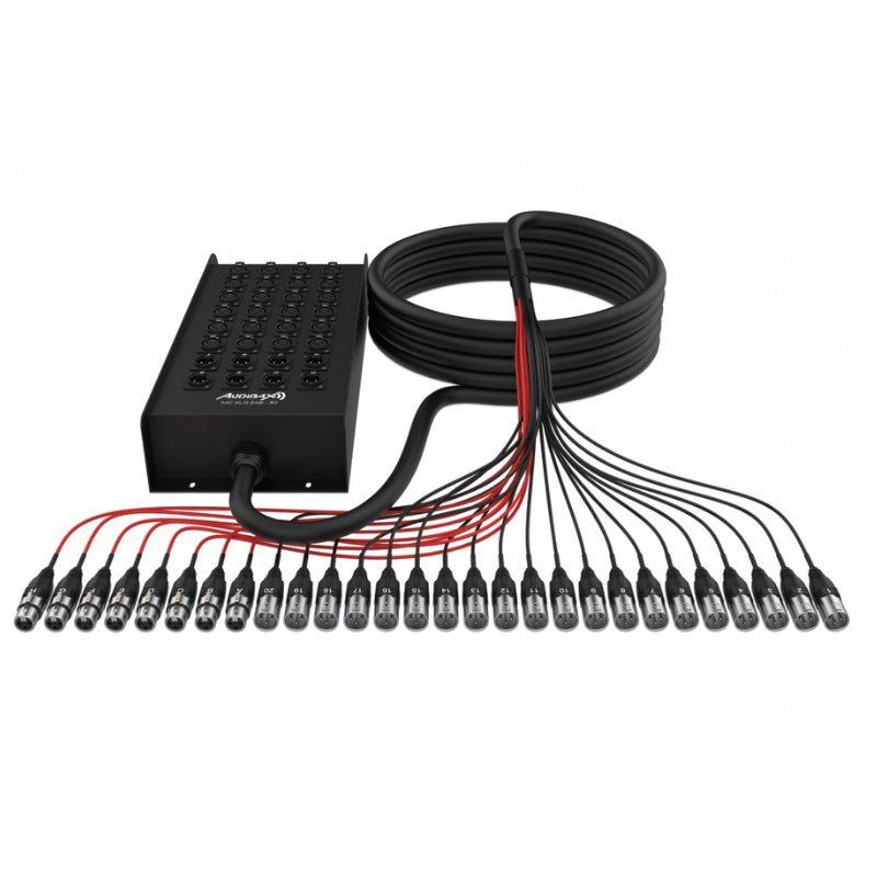 Audibax MC XLR 248 30 Stage Box 30M - Cajetin de escenario de 30m - Tempo Shop