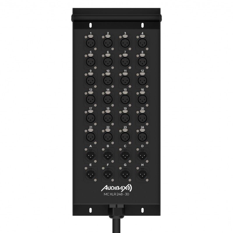 Audibax MC XLR 248 30 Stage Box 30M - Cajetin de escenario de 30m - Tempo Shop