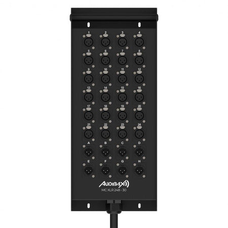 Audibax MC XLR 248 30 Stage Box 30M - Cajetin de escenario de 30m - Tempo Shop