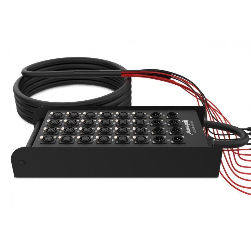 Audibax MC XLR 248 30 Stage Box 30M - Cajetin de escenario de 30m - Tempo Shop