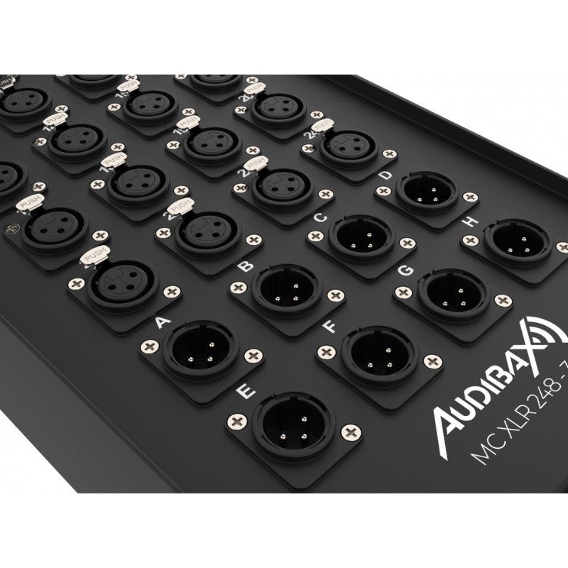 Audibax MC XLR 248 30 Stage Box 30M - Cajetin de escenario de 30m - Tempo Shop