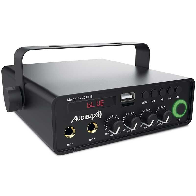 Audibax Memphis 30 USB - Amplificador Bluetooth 30W Mando a distancia - Tempo Shop