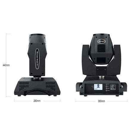 Audibax Monster Beam 7R - Pack 2 unidades incluye flightcase - Tempo Shop