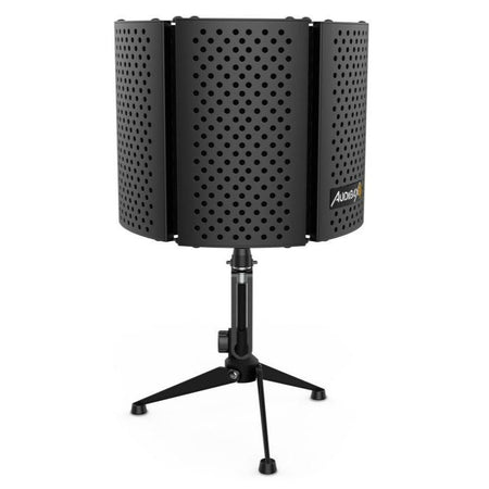 Audibax MST - 10 - Pantalla Reflexión Micrófono Estudio Negro Plegable - Tempo Shop