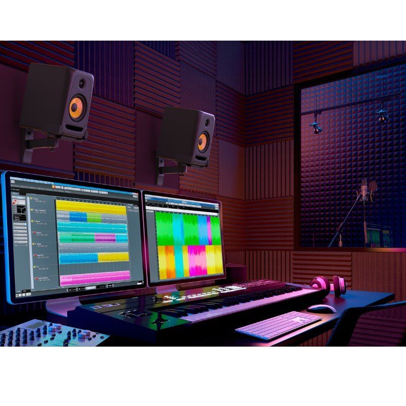 Audibax Neo STMW 2 - Soportes de Pared Para Monitor Estudio y Altavoz (Pareja) - Tempo Shop