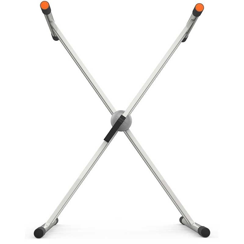 Audibax Onyx 130 Plus Blanco - Soporte Tijera Premium Profesional Teclado - Tempo Shop