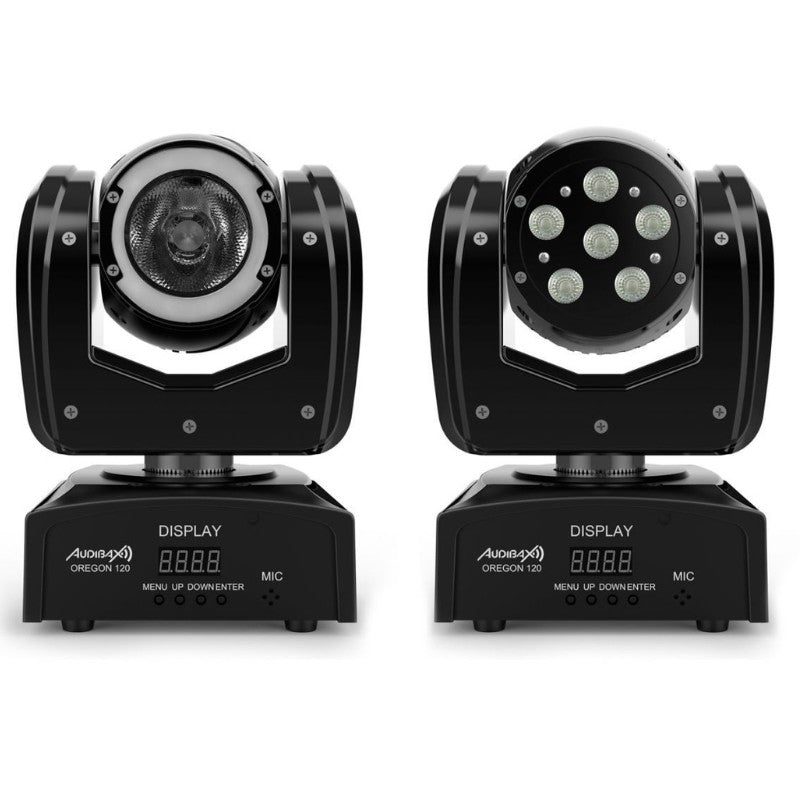 Audibax Oregon 120 - Cabeza Móvil Beam Alta Potencia 120W con Led Osram + Wash RGBW 4in1 - Tempo Shop