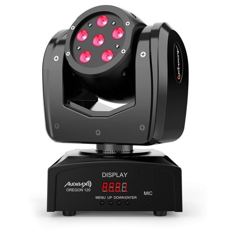 Audibax Oregon 120 - Cabeza Móvil Beam Alta Potencia 120W con Led Osram + Wash RGBW 4in1 - Tempo Shop