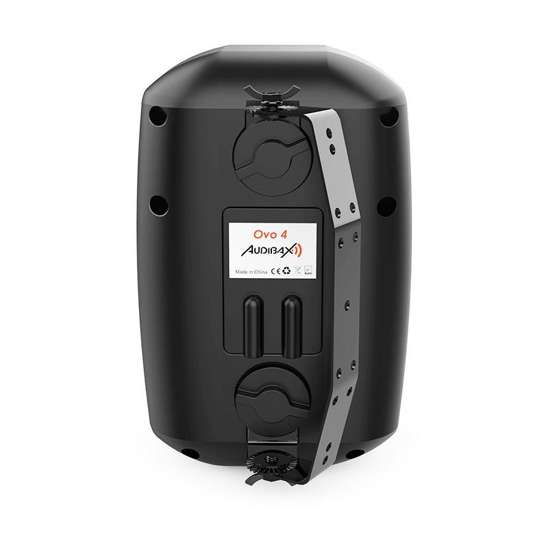 Audibax Ovo 4 Black - Pareja de Altavoces Pasivos Pared 4" 100V / 8 ohm IP65 - Tempo Shop
