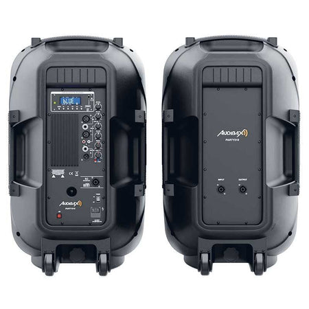 Audibax Party 215 Led Set 2 - Altavoces 15" PRO 1200W Pico + Soportes + Cableado + Micrófono - Tempo Shop