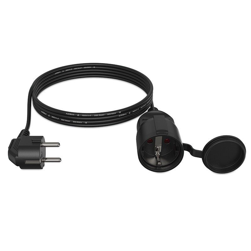 Audibax PCE2000-25 - Cable alargador eléctrico profesional de 20 metros (2,5 mm²)