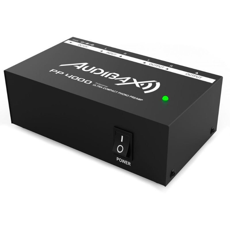 Audibax PP4000 - Preamplificador Previo Phono RIAA Único en el mercado con Interruptor ON/OFF - Tempo Shop