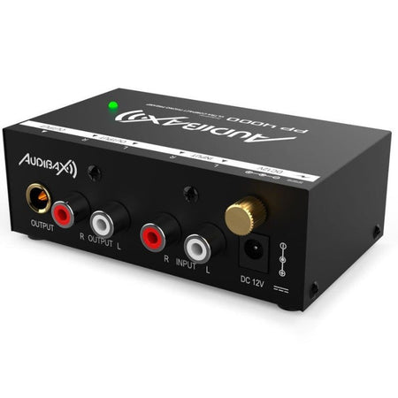 Audibax PP4000 - Preamplificador Previo Phono RIAA Único en el mercado con Interruptor ON/OFF - Tempo Shop
