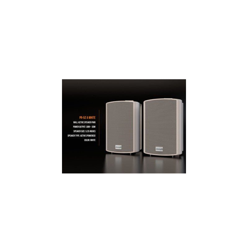 Audibax PR - 52 A White - Pareja de Altavoces Activos - Tempo Shop
