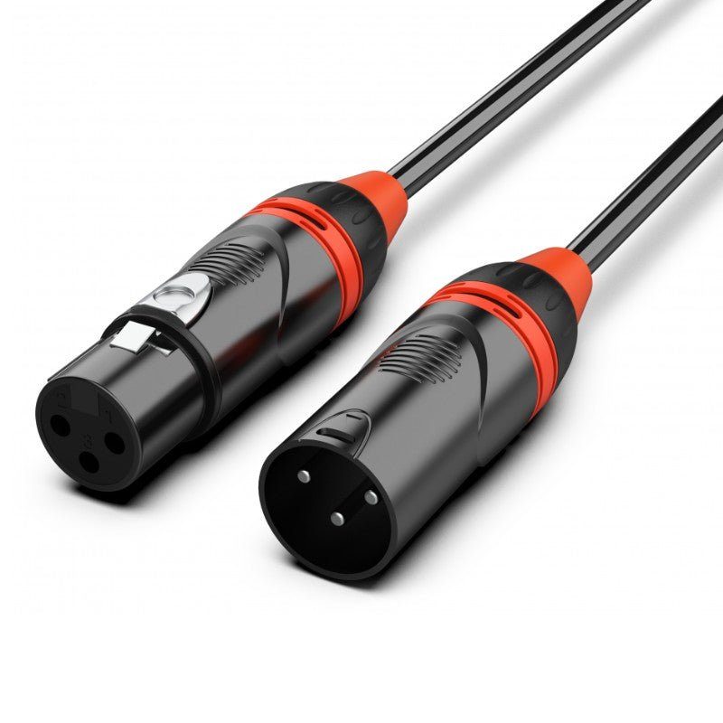 Audibax Pro 10112841 Black - Cable DMX 3 Pins 0,5m Negro - Tempo Shop