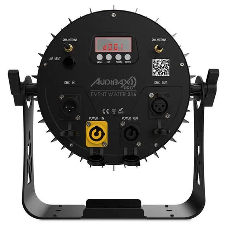 Audibax Pro Event Water 216 - Foco Par LED Inalámbrico IP65 con Batería y Tecnología RGBWAUV 6 en 1 - Tempo Shop