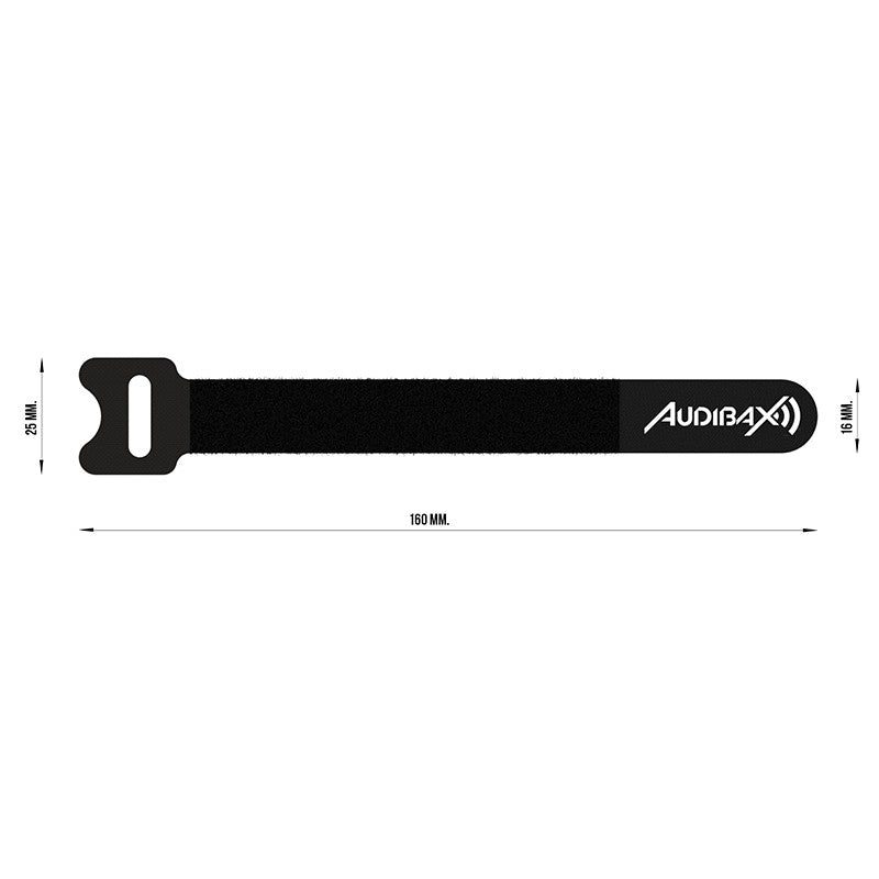 Audibax Pro Rack Velcro Tie 160 10P - Bridas Reutilizables - Tempo Shop