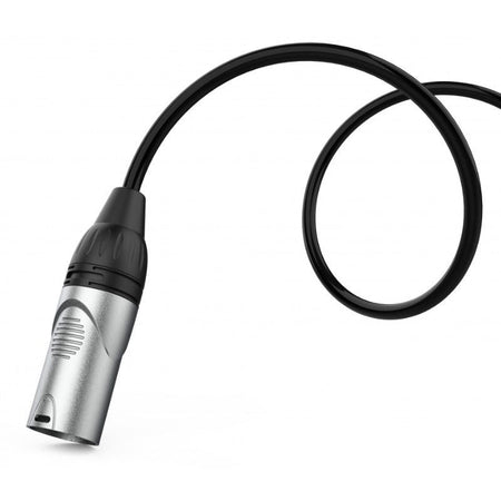 Audibax Pro 10101671 - Cable XLR Macho a Jack Balanceado 10m Negro - Tempo Shop