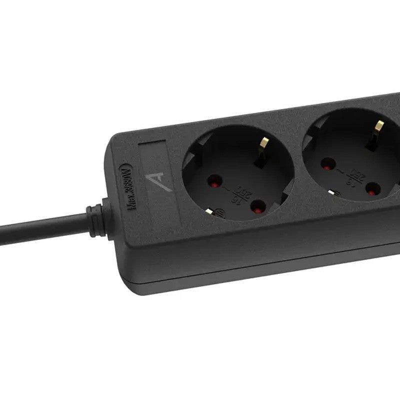 Audibax PS6-150-15 - Regleta de 6 Tomas Schuko con Cable de 1,5 Metros
