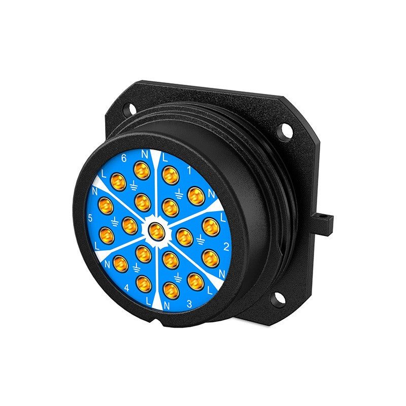 Audibax SCP-FC-19P - Conector Socapex 19 Pin Hembra Chasis - Tempo Shop