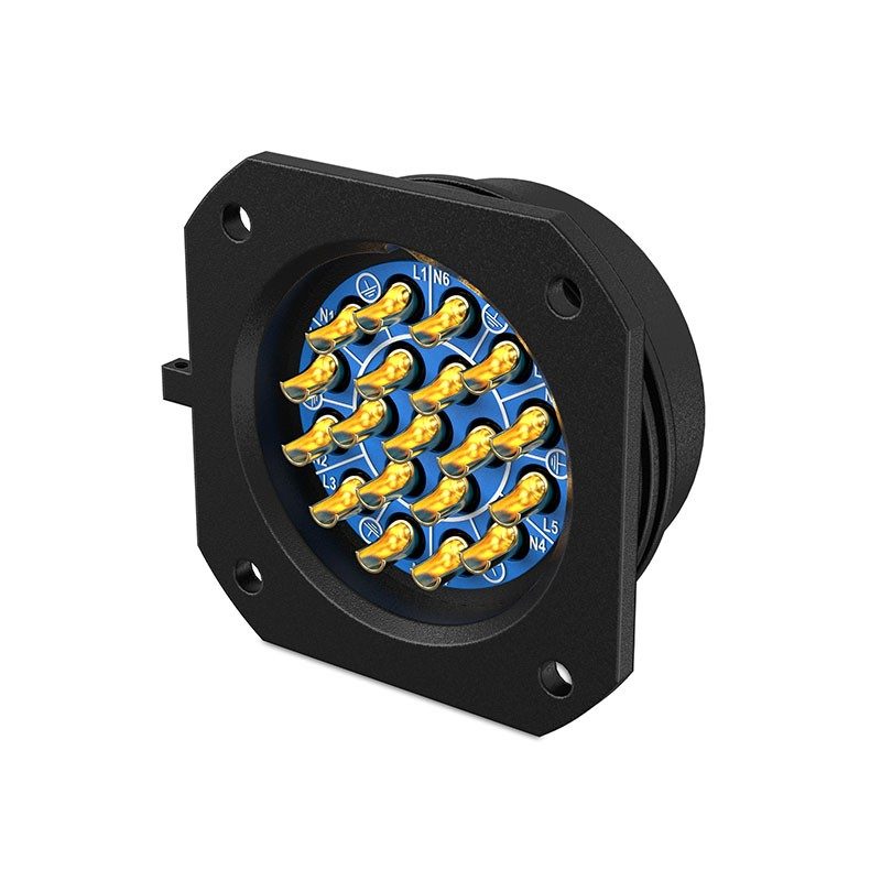 Audibax SCP-FC-19P - Conector Socapex 19 Pin Hembra Chasis - Tempo Shop