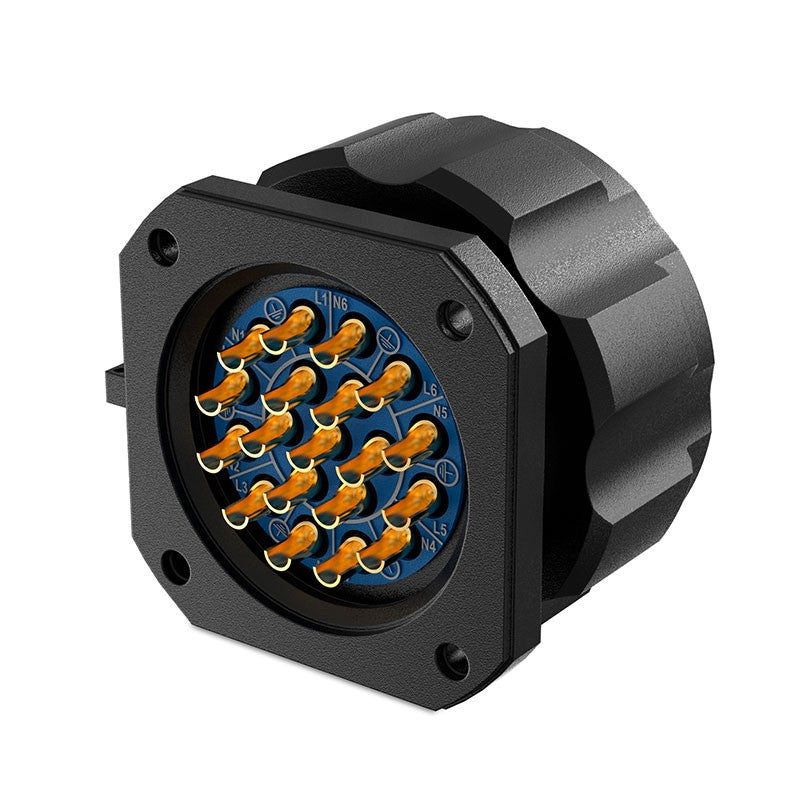 Audibax SCP-MC-19P - Conector Socapex 19 pines macho chasis - Tempo Shop