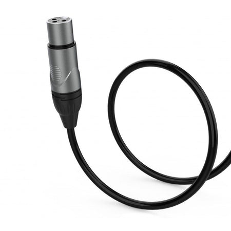 Audibax Silver 10145065 - Cable XLR H a Jack Mono 6m Negro - Tempo Shop