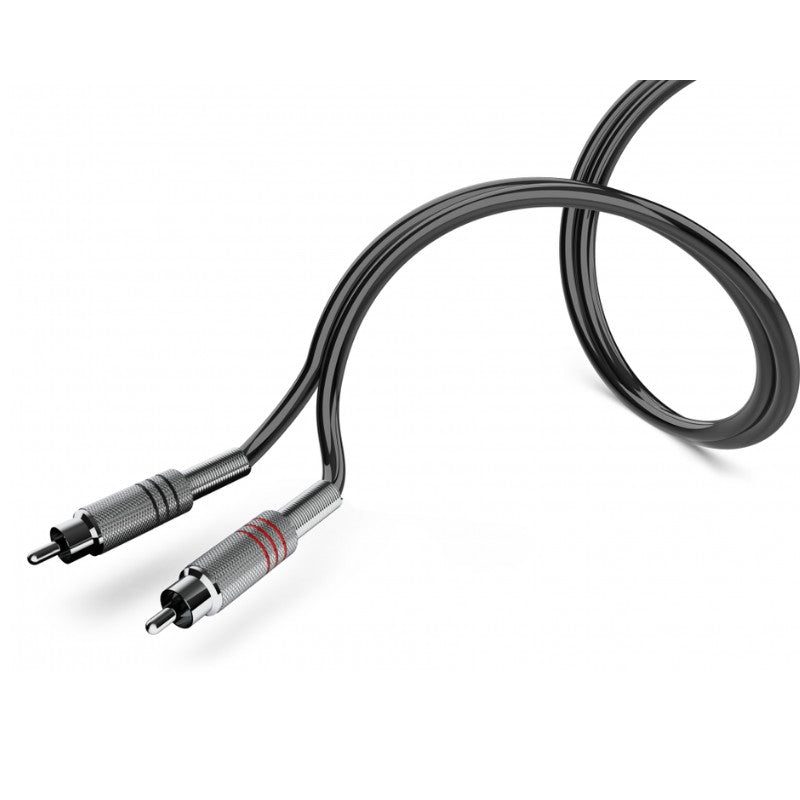 Audibax Silver 10101691 - Cable 2 RCA a 2 RCA Stereo 6m Negro - Tempo Shop