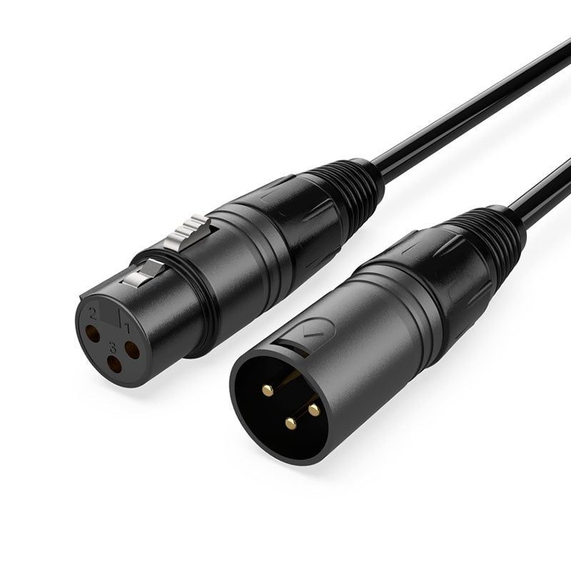 Audibax Pro 10112842 Black - Cable DMX 3 PIN 1m Negro - Tempo Shop