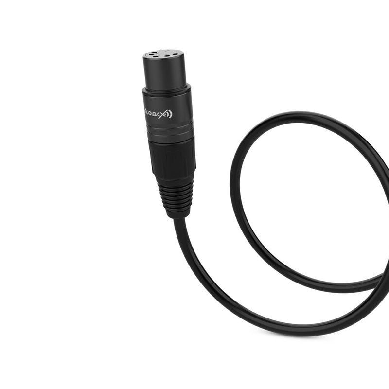 Audibax Silver 10237955 Black - Cable DMX 5 PIN 3m - Tempo Shop