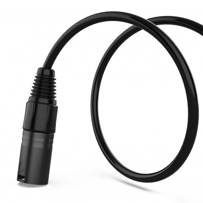 Audibax Silver 10154407 Black - Cable XLR Macho - XLR Hembra 1,5m Negro - Tempo Shop