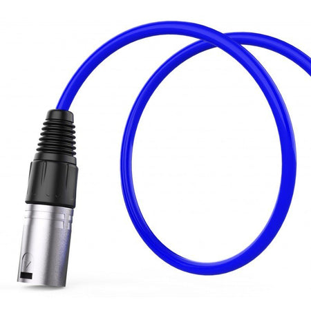 Audibax Silver 10101128 - Cable XLR Macho - XLR Hembra 6m Azul - Tempo Shop