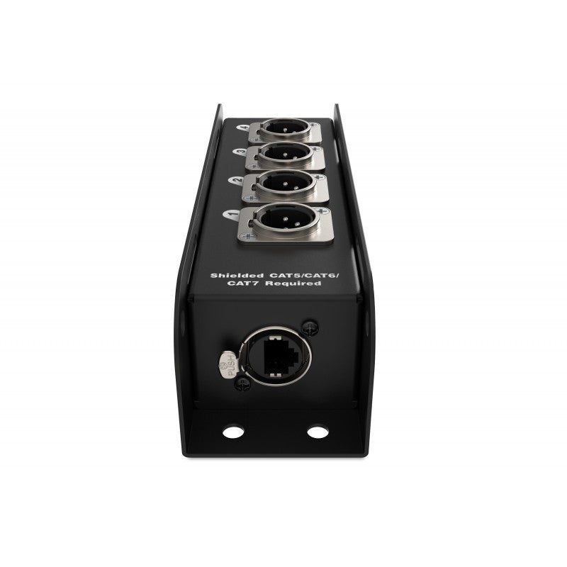 Audibax SM 4M3 - Cajetín de escenario pasivo RJ45 a XLR - Tempo Shop