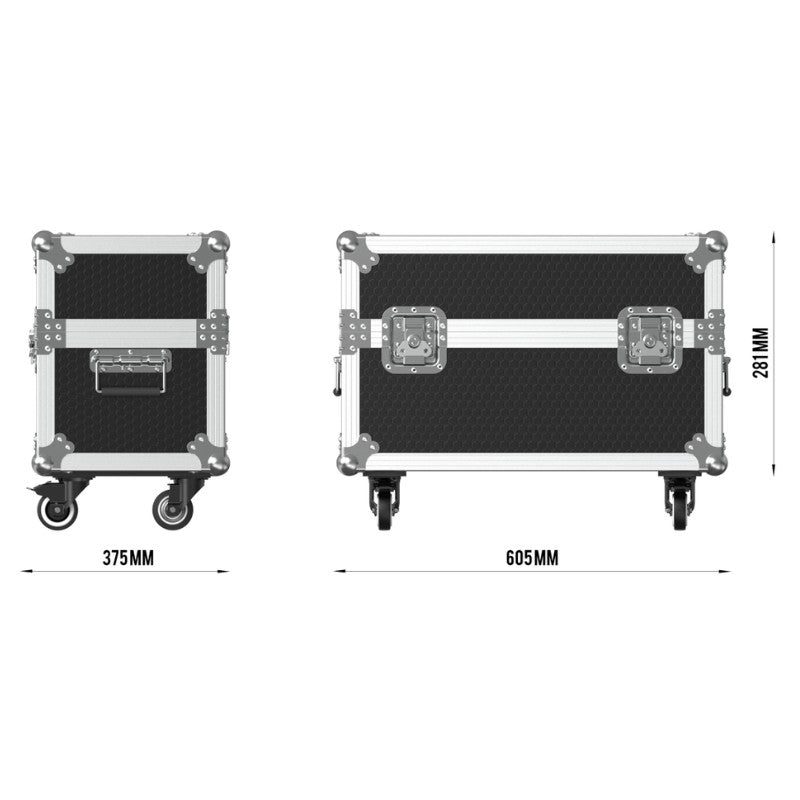 Audibax Spark 650 - Máquina de Fuego Frio 2 Unidades + Flightcase Doble - Tempo Shop