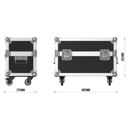Audibax Spark 650 - Máquina de Fuego Frio 2 Unidades + Flightcase Doble - Tempo Shop