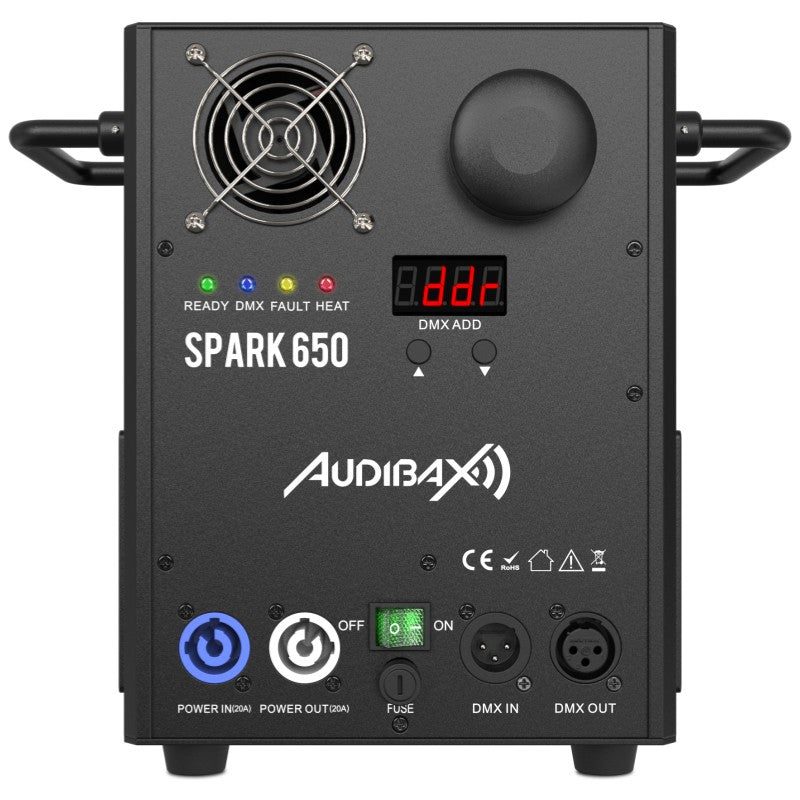 Audibax Spark 650 - Máquina de fuego frio 650W - Tempo Shop