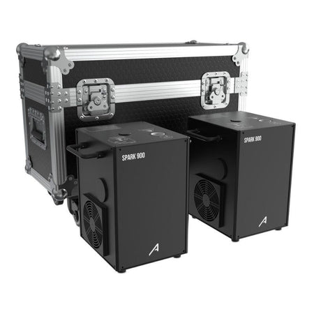 Audibax Spark 900 - Máquina de Fuego Frio 2 Unidades + Flightcase Doble - Tempo Shop
